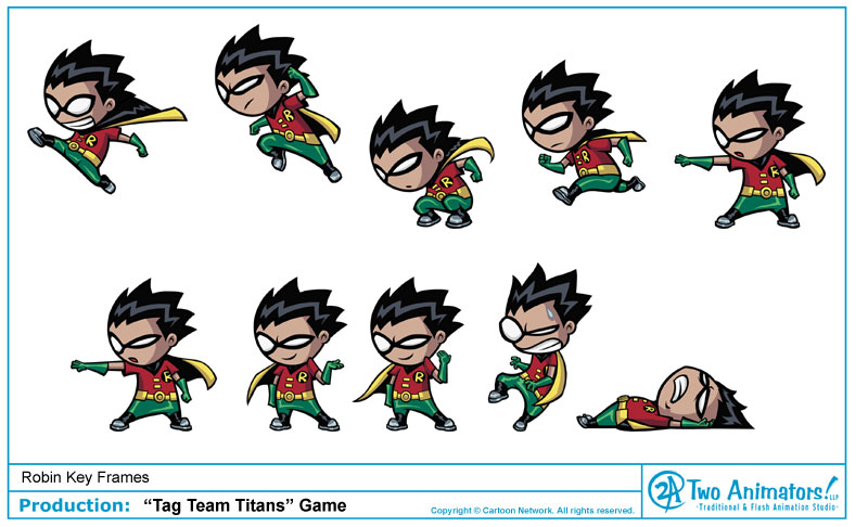 Two Animators! Animation Studio Blog: Cartoon Network Game: Tag Team Titans!